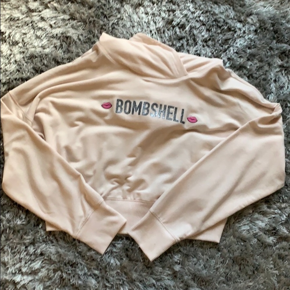 Victoria Secret crop hoodie (bnwot)